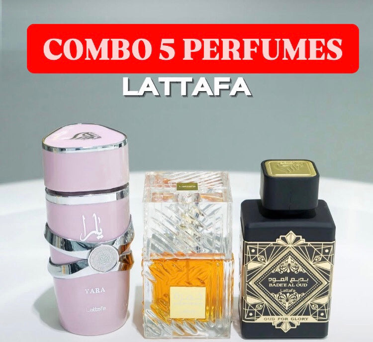 COMBO LATTAFA 5 UNIDADES